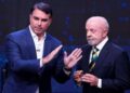 Lula y Flávio Bolsonaro utilizan la corrupción como arma para atacarse en pleno debate