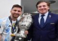 El presidente de la Conmebol invita a Messi a disputar la Copa Libertadores