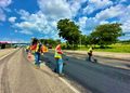 Gobernador Luis Caldera inicia rehabilitación integral de 8 kmen Punta Iguana para mejorar accesos al Puente sobre el Lago
